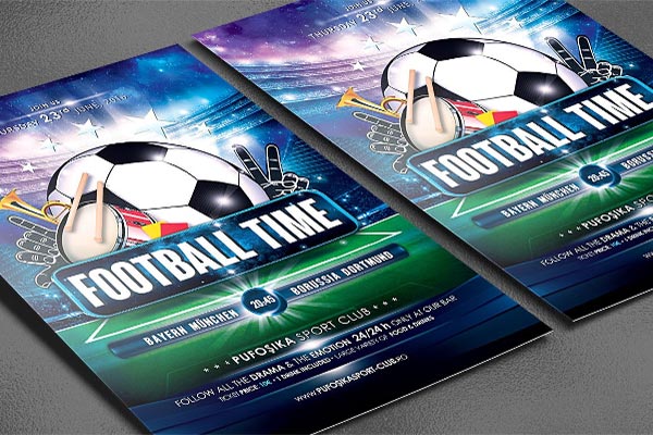 football presentation night poster
